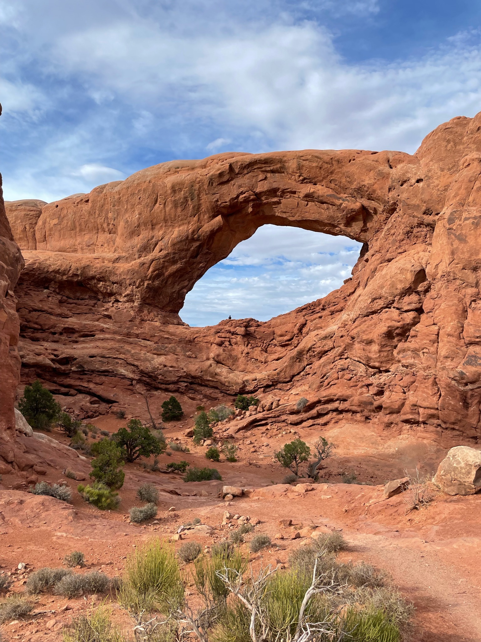 Rock arch at Arches