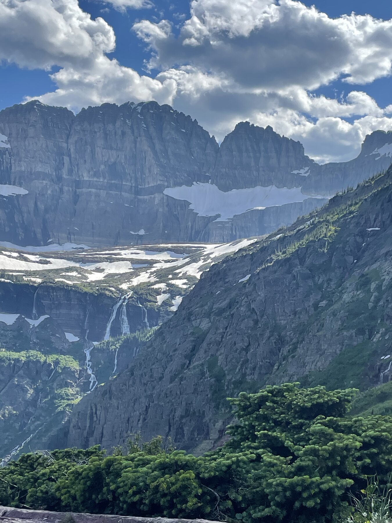 Alpine lake in Glacier National Park