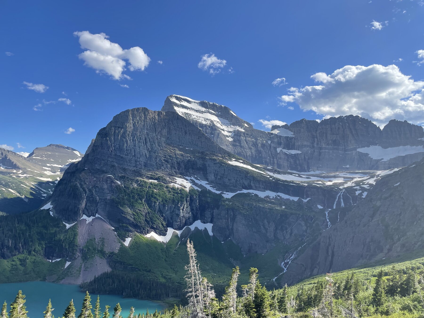 Mountain trail in Glacier National Park