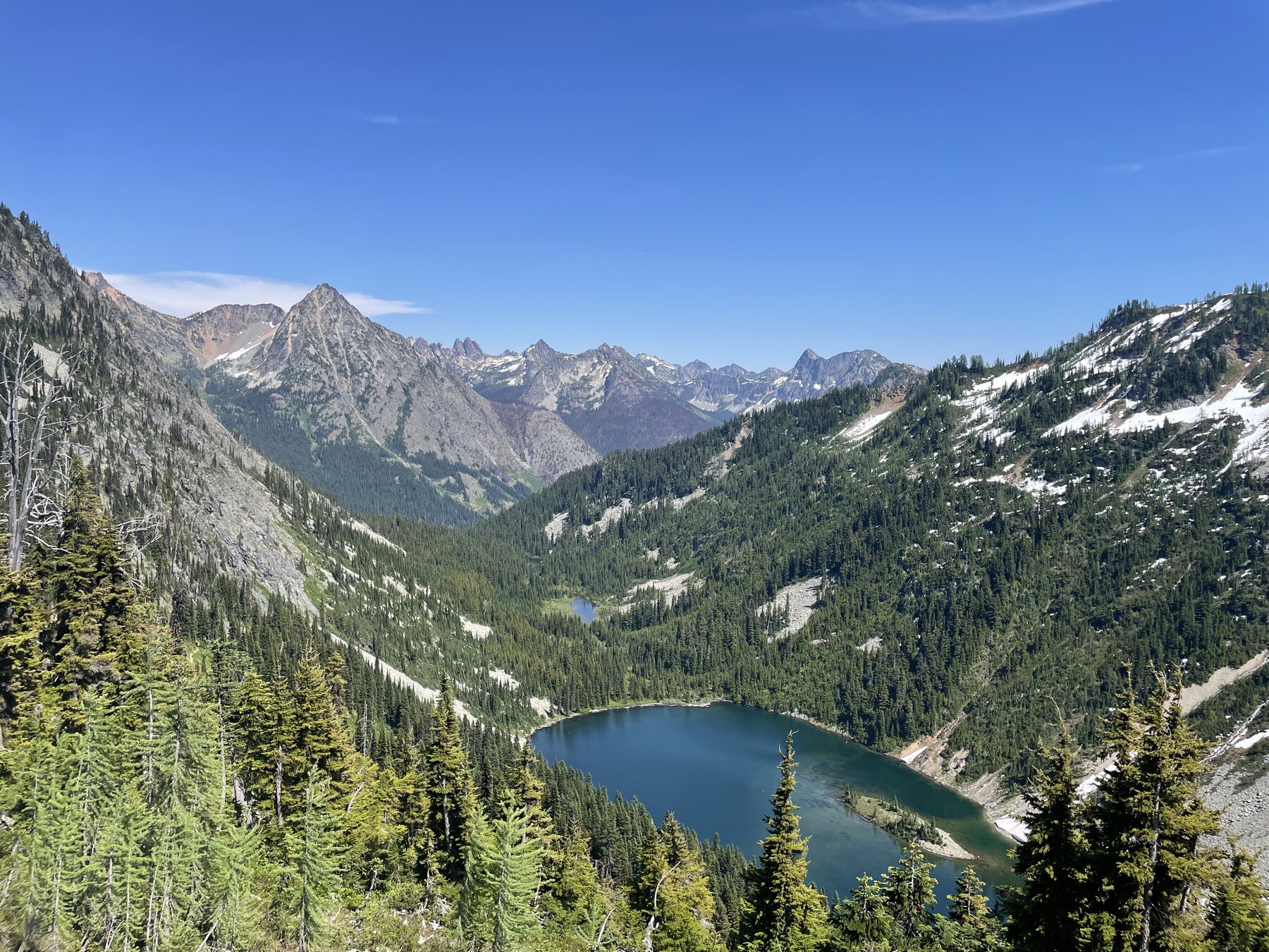 Alpine trail in North Cascades National Park