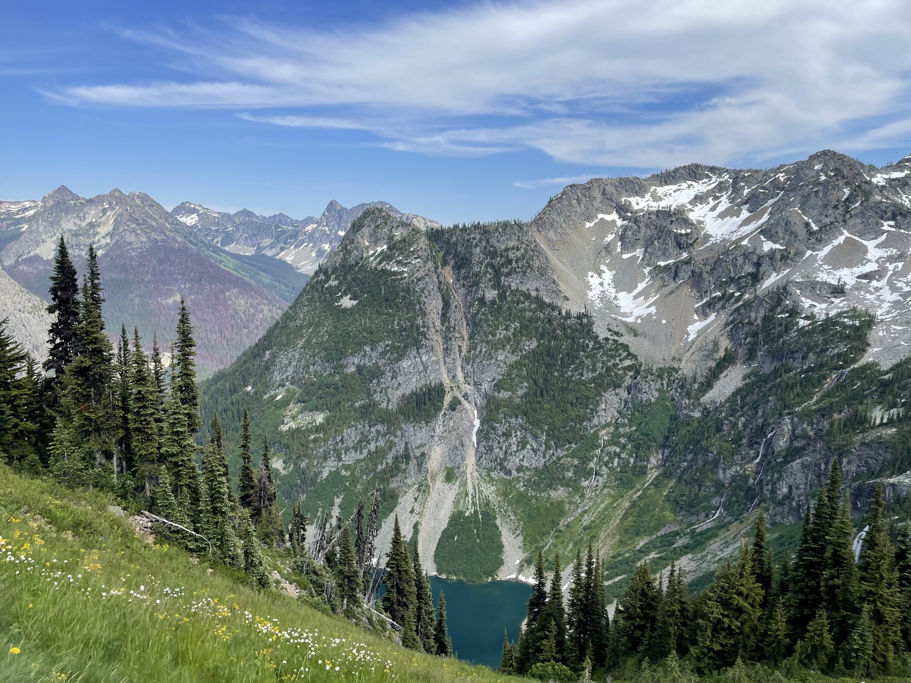 Summit view in North Cascades National Park