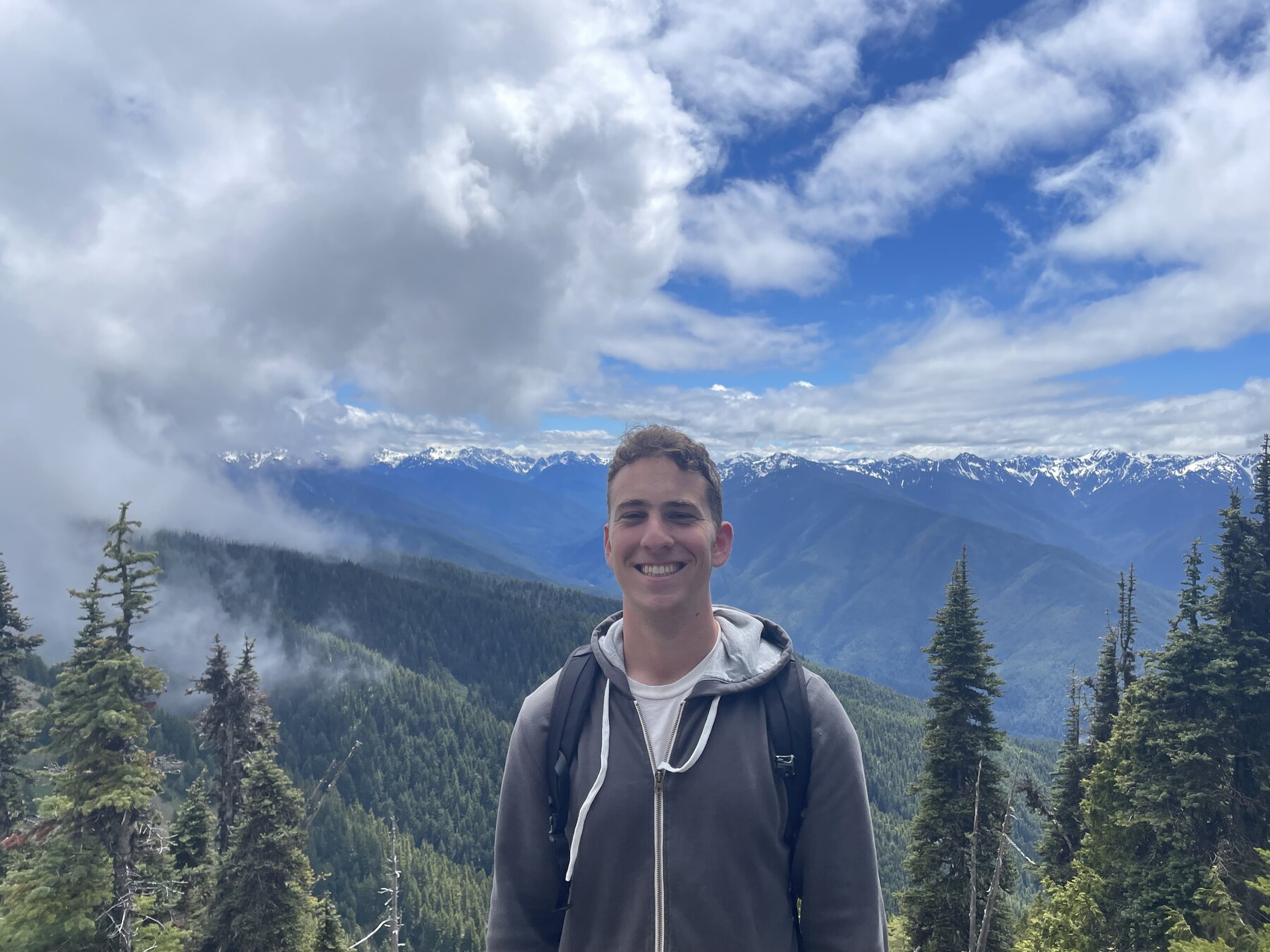 Zach at Hurricane Ridge in Olympic National Park
